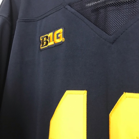 Tom Brady Michigan Jersey Patriots College Shirt - Picture 8 of 8